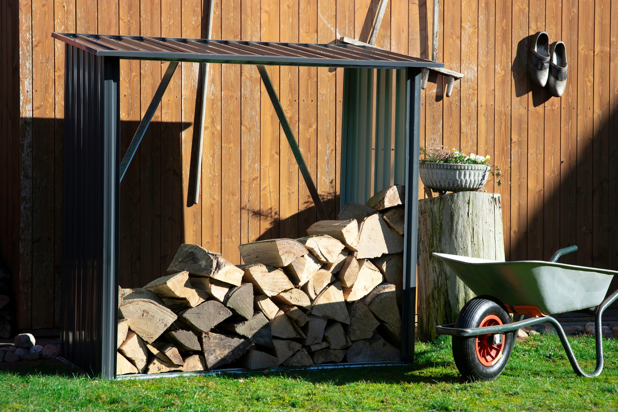dobar Kaminholzregal »Madera XXL« 163 x 83 x 154 cm