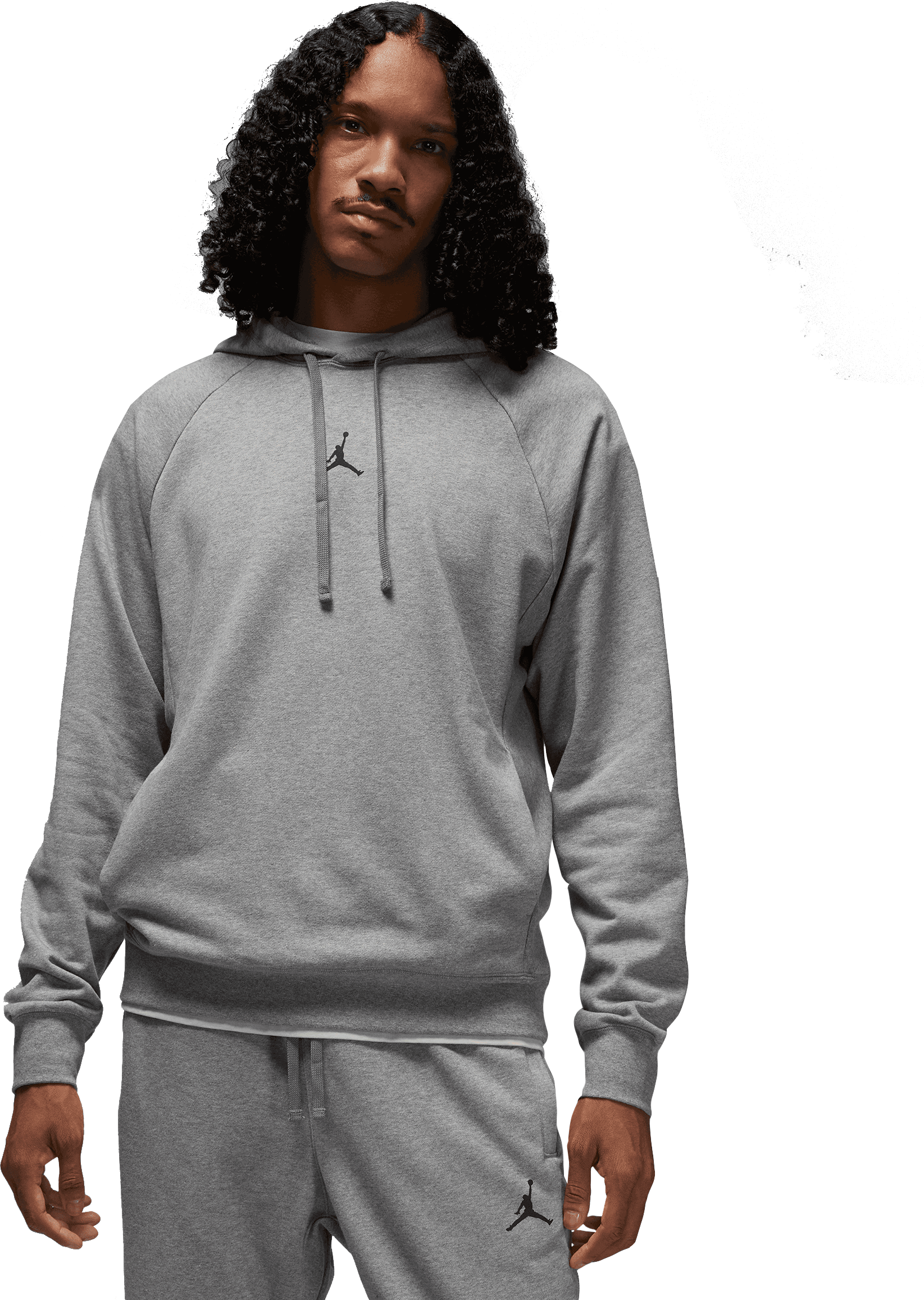 Jordan Crossover Fleece Hoody Grau Schwarz F091