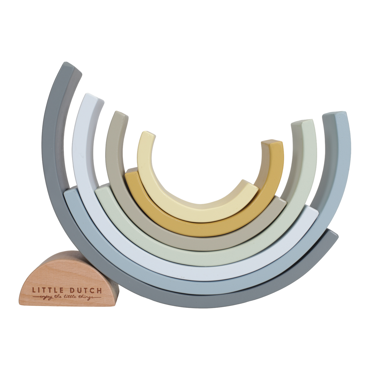 Little Dutch Houten regenboog donkerblauw