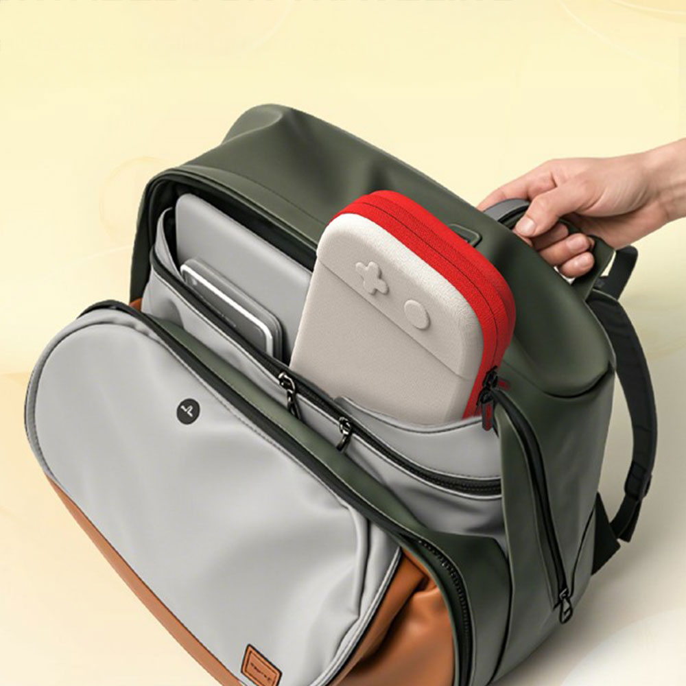 Reise Box Nylon Schutztasche Hartschale mit Handschlaufe für Nintendo Switch 2 - Schwarz