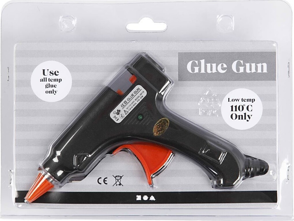 Mini Limpistol - Lavtemperatur - Stik Uk-Plug - 1 Stk