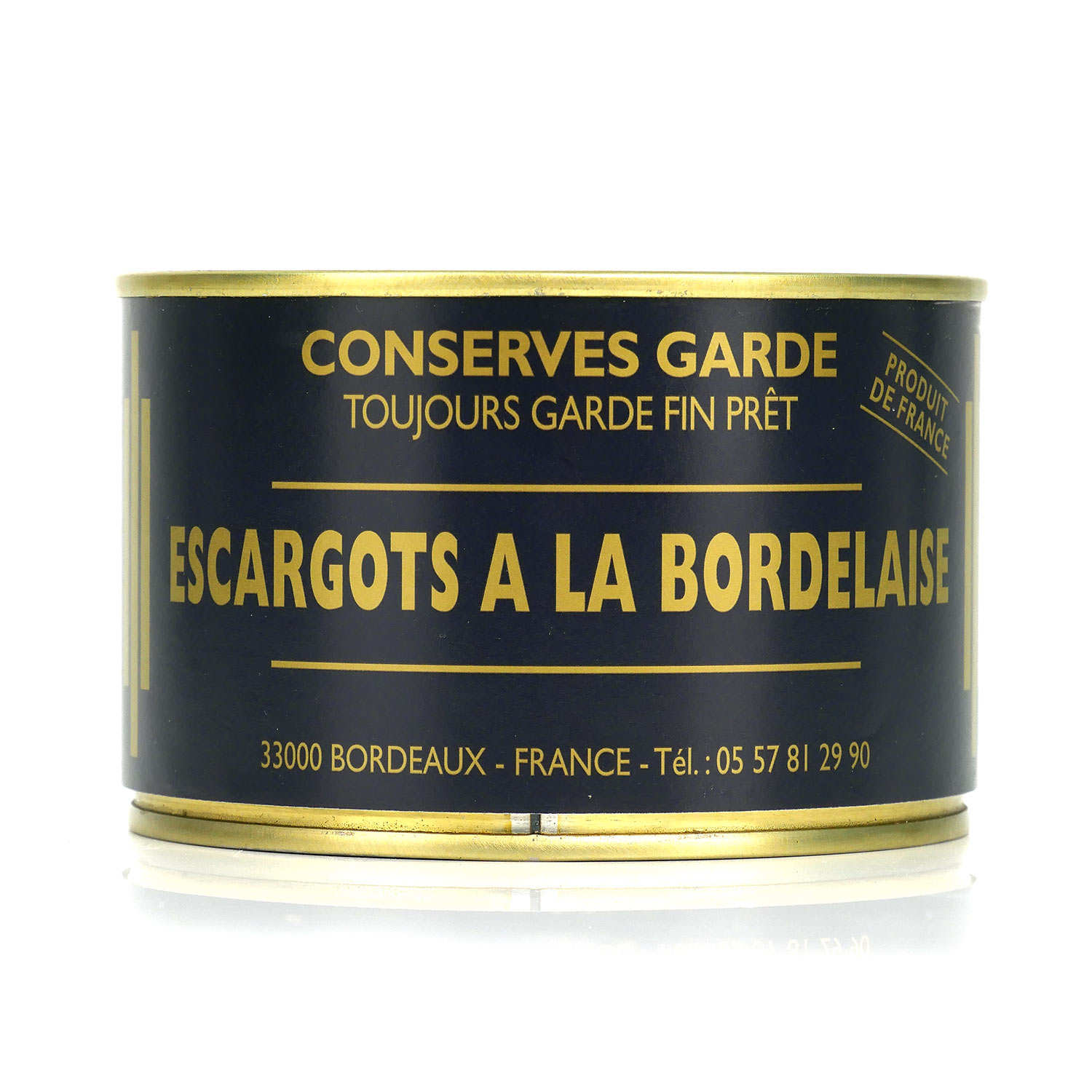 Les escargots à la bordelaise en conserve