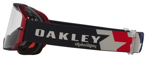 Masque Oakley Airbrake MTB x Troy Lee Designs RWB Stars / Clear / Ref : OO7107-29