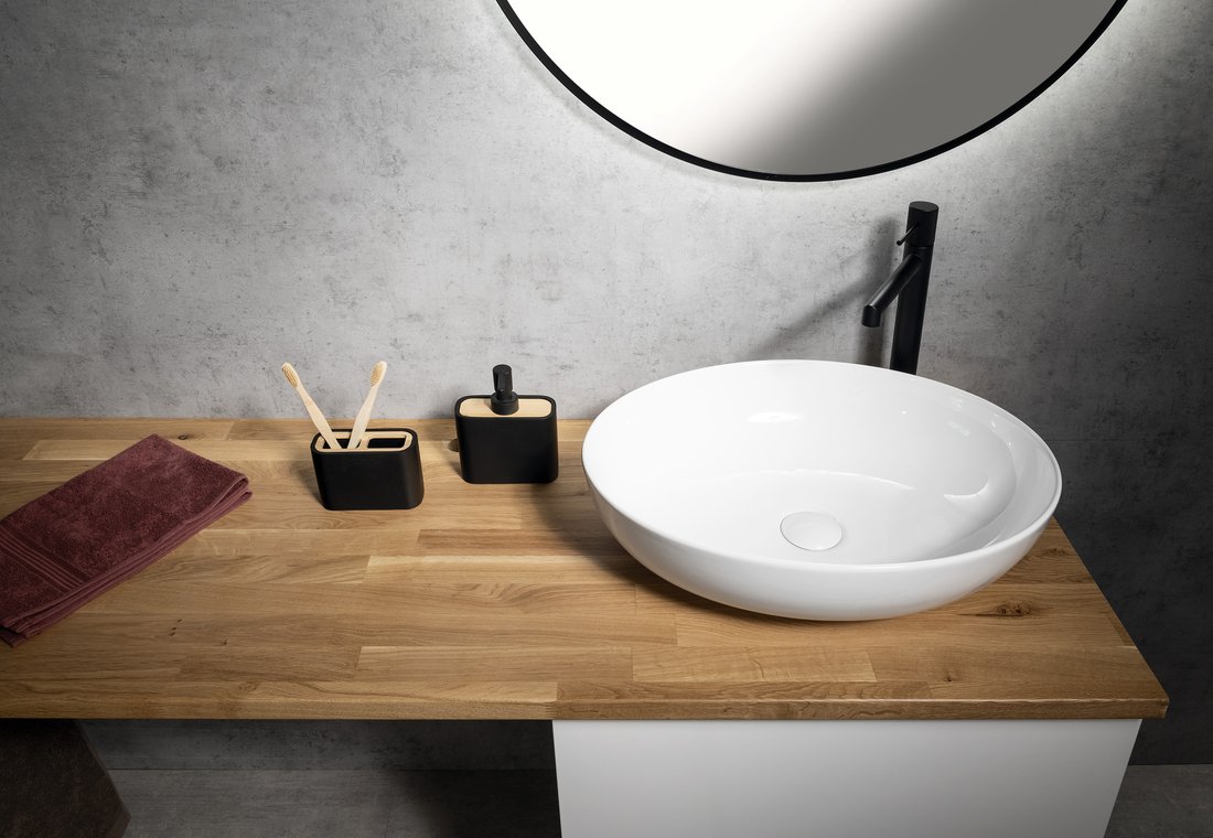 Sapho Woody topblad 160x50cm bruin