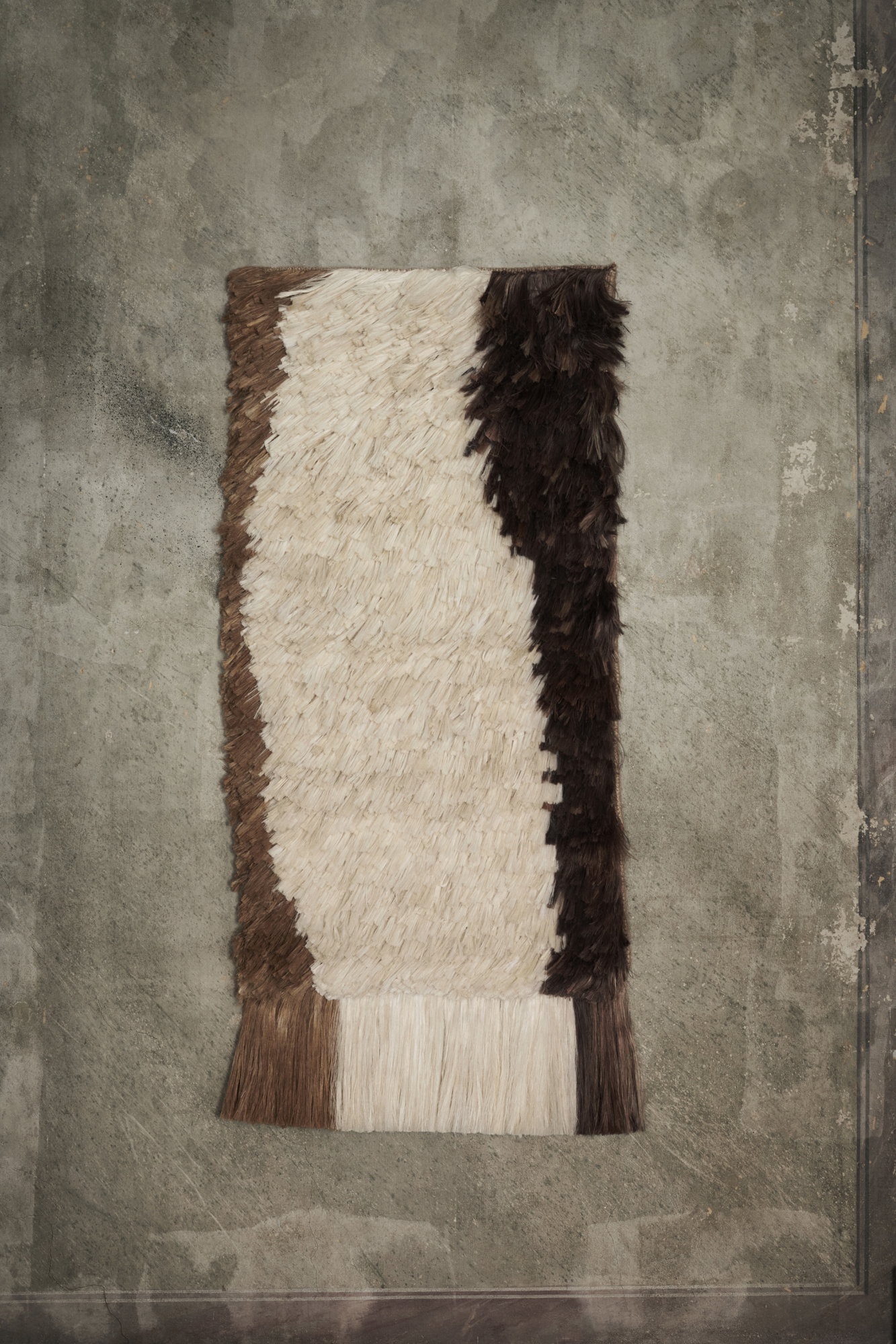 Wandkleed Edge off white/coffee