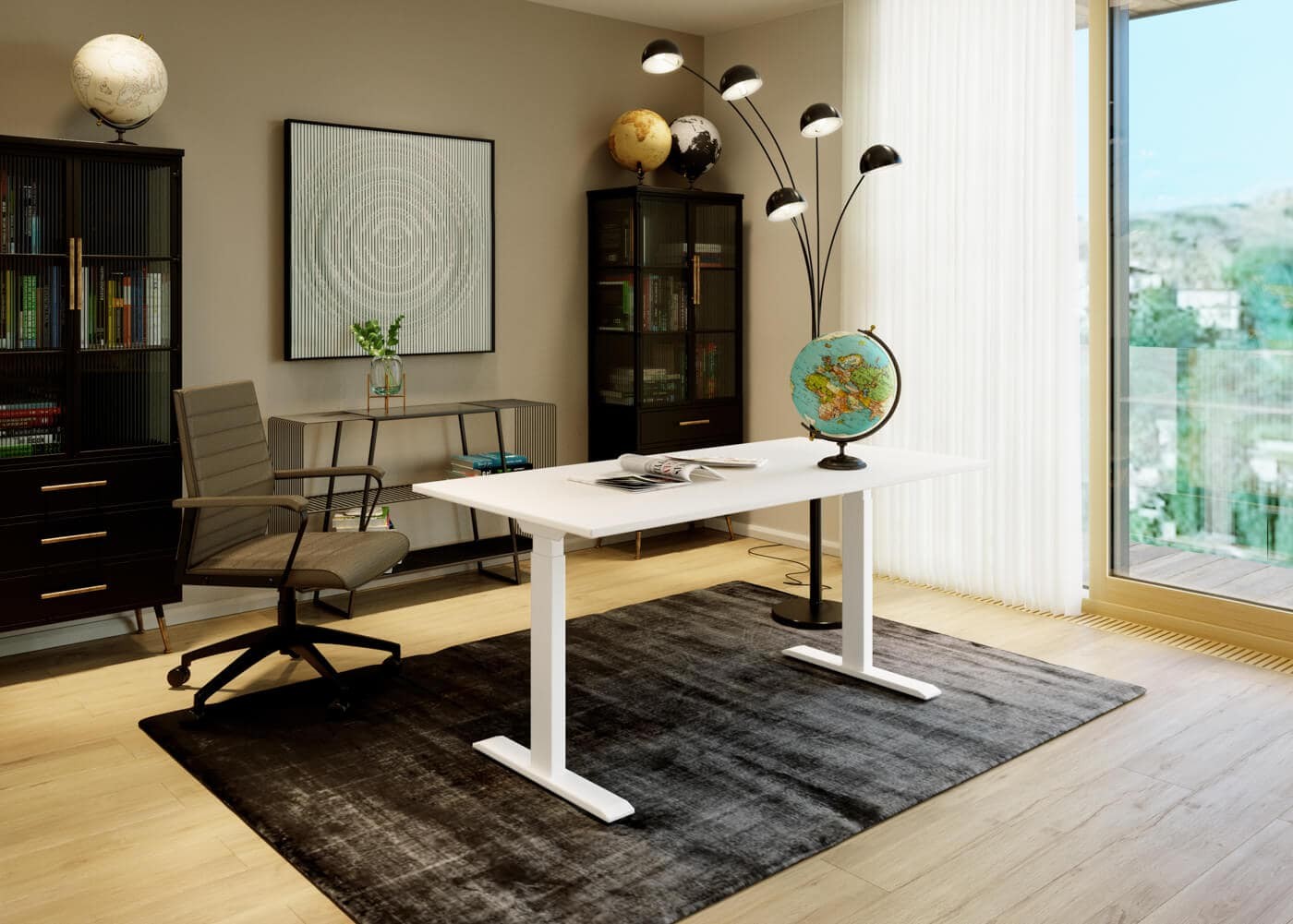 Kare Design Smart bureau wit 120x60cm