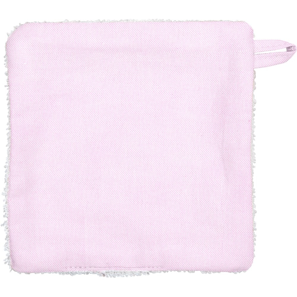 Carré Démaquillant Lavable Oxford Rose