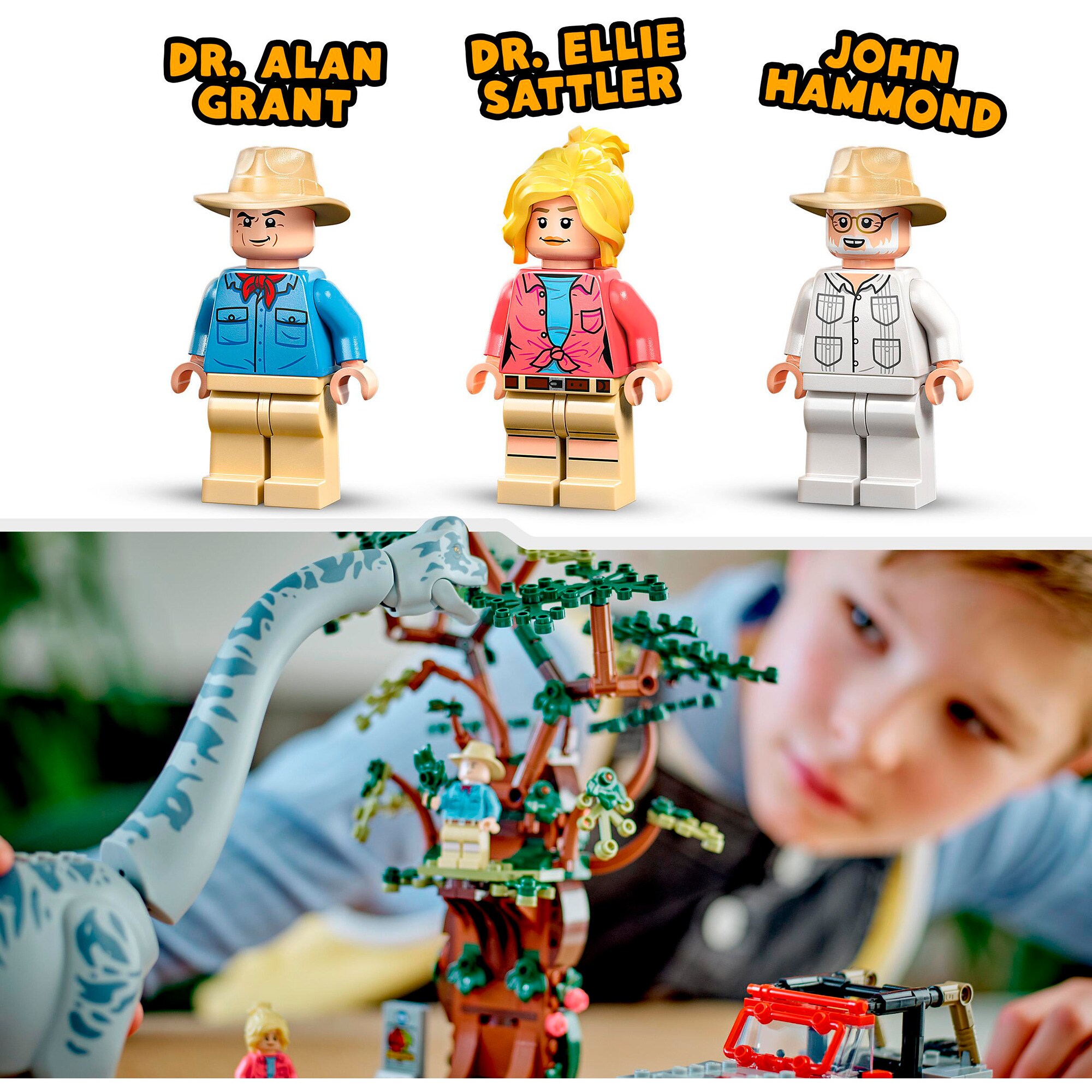 LEGO Konstruktionsspielzeug Jurassic World Entdeckung des Brachiosaurus