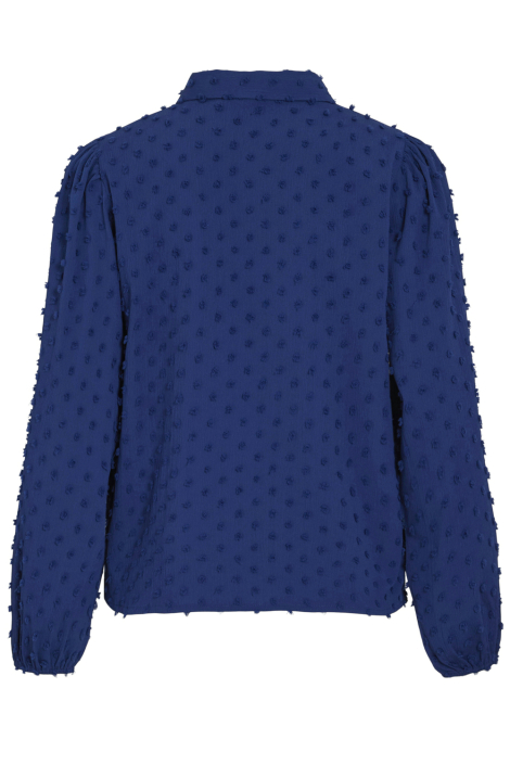 Vila blauwe dames blouse