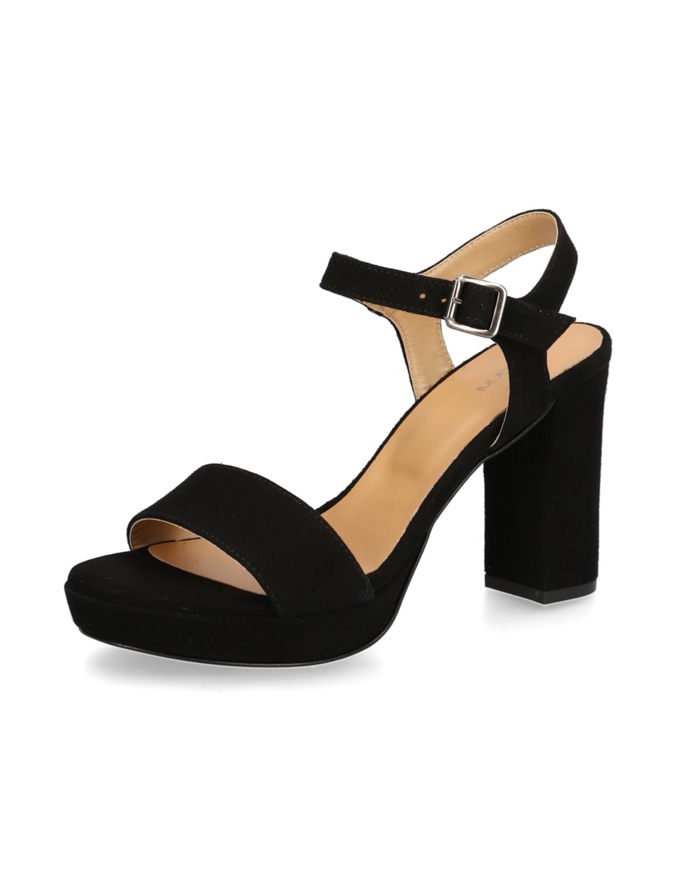 Veloursleder Sandale