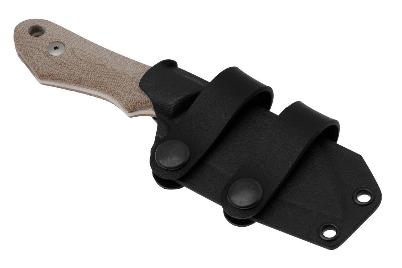 Viper Handy 2 VT4050CN Natural Canvas Micarta, vaststaand mes