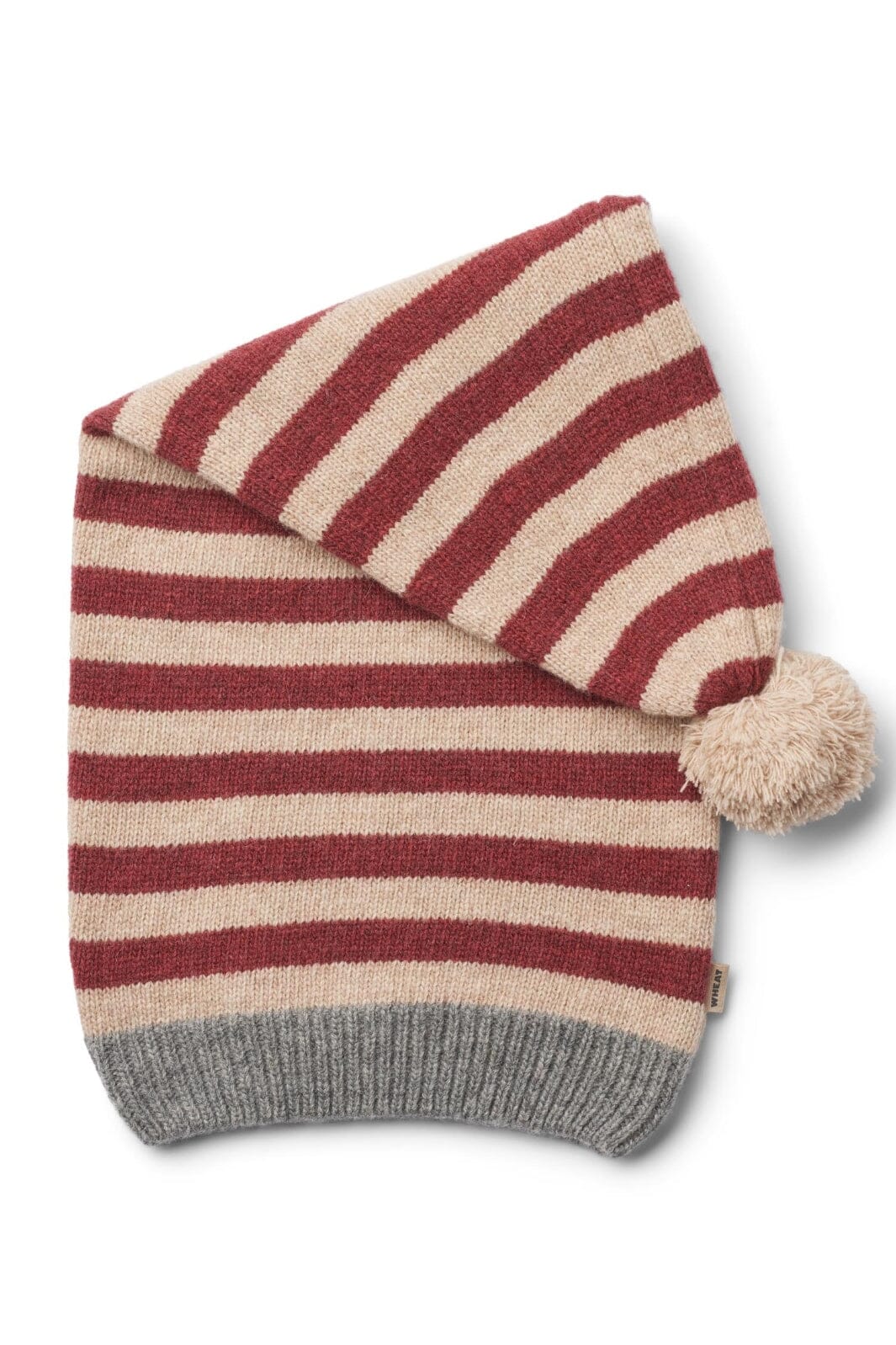 Wheat Knitted Christmas Hat