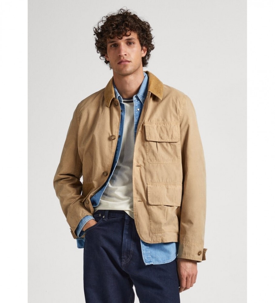 Jaqueta bege Baylor da Pepe Jeans
