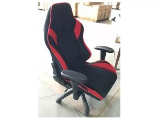 Chaise de bureau - Similicuir - Noir / Rouge - Shift XL