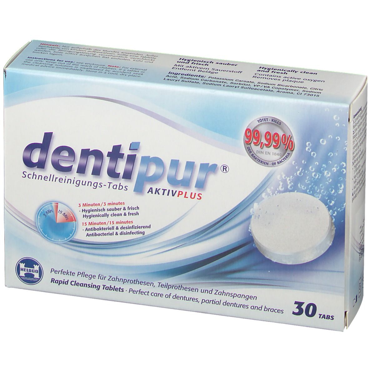 dentipur® Schnellreinigungstabletten