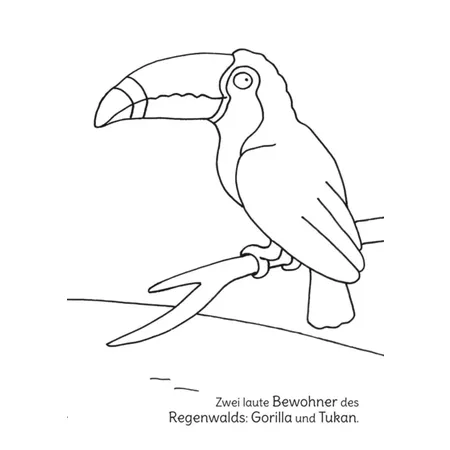 Carlsen Verlag Mein erstes großes Malbuch: Wilde Tiere : Malen ab 3 Jahren
