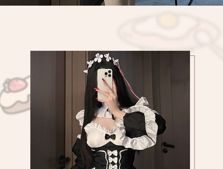 Abriea - Lingerie-kostuumset voor dienstmeisjes