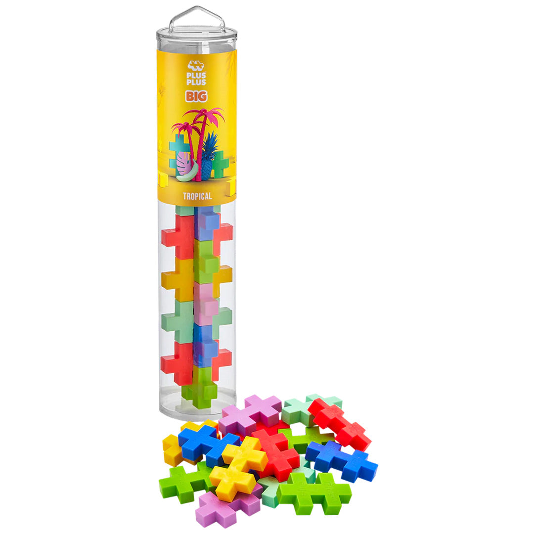 plus-plus big bouwstenen - tropical - 15st
