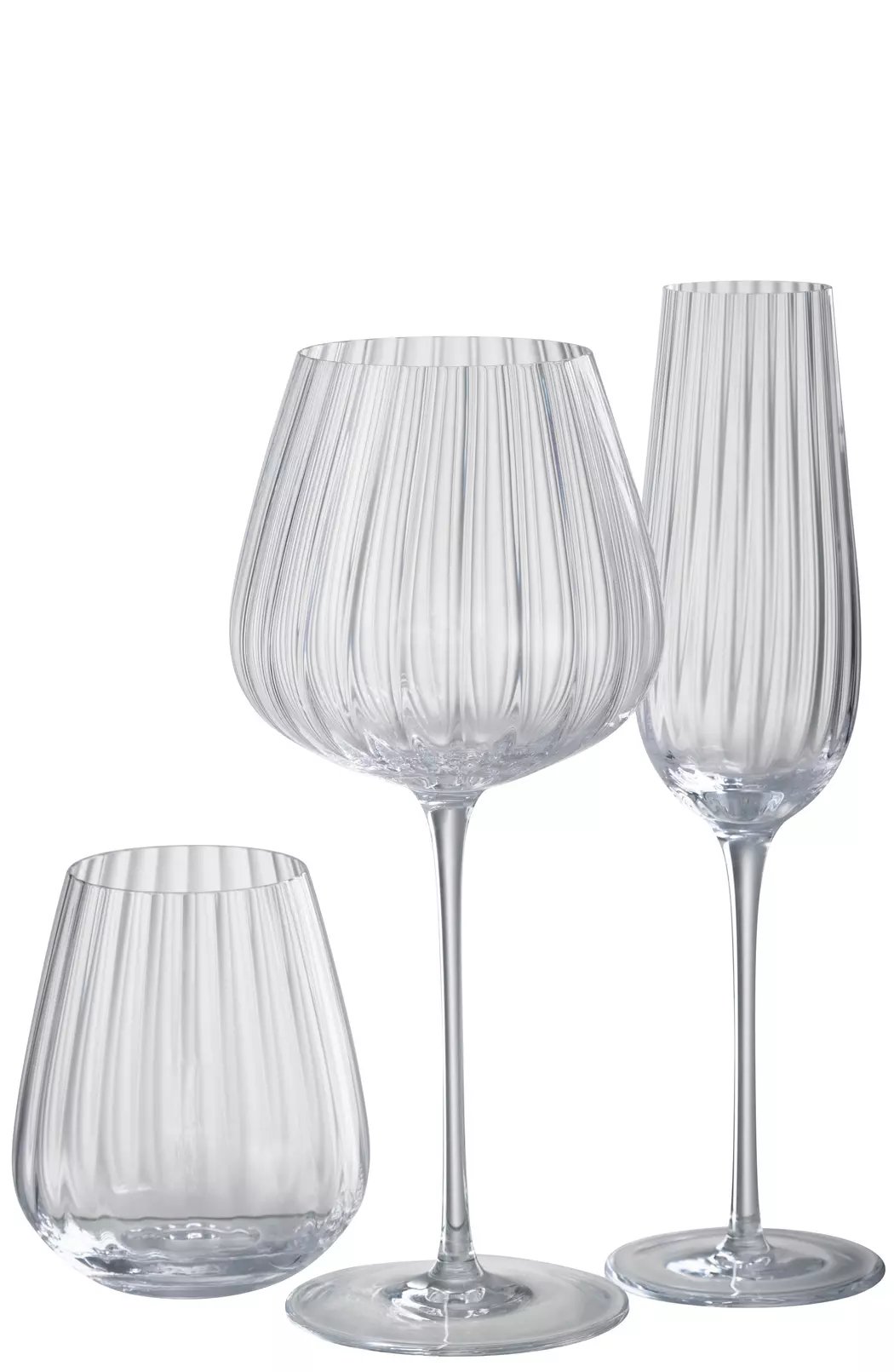 Champagnerglas Streifen