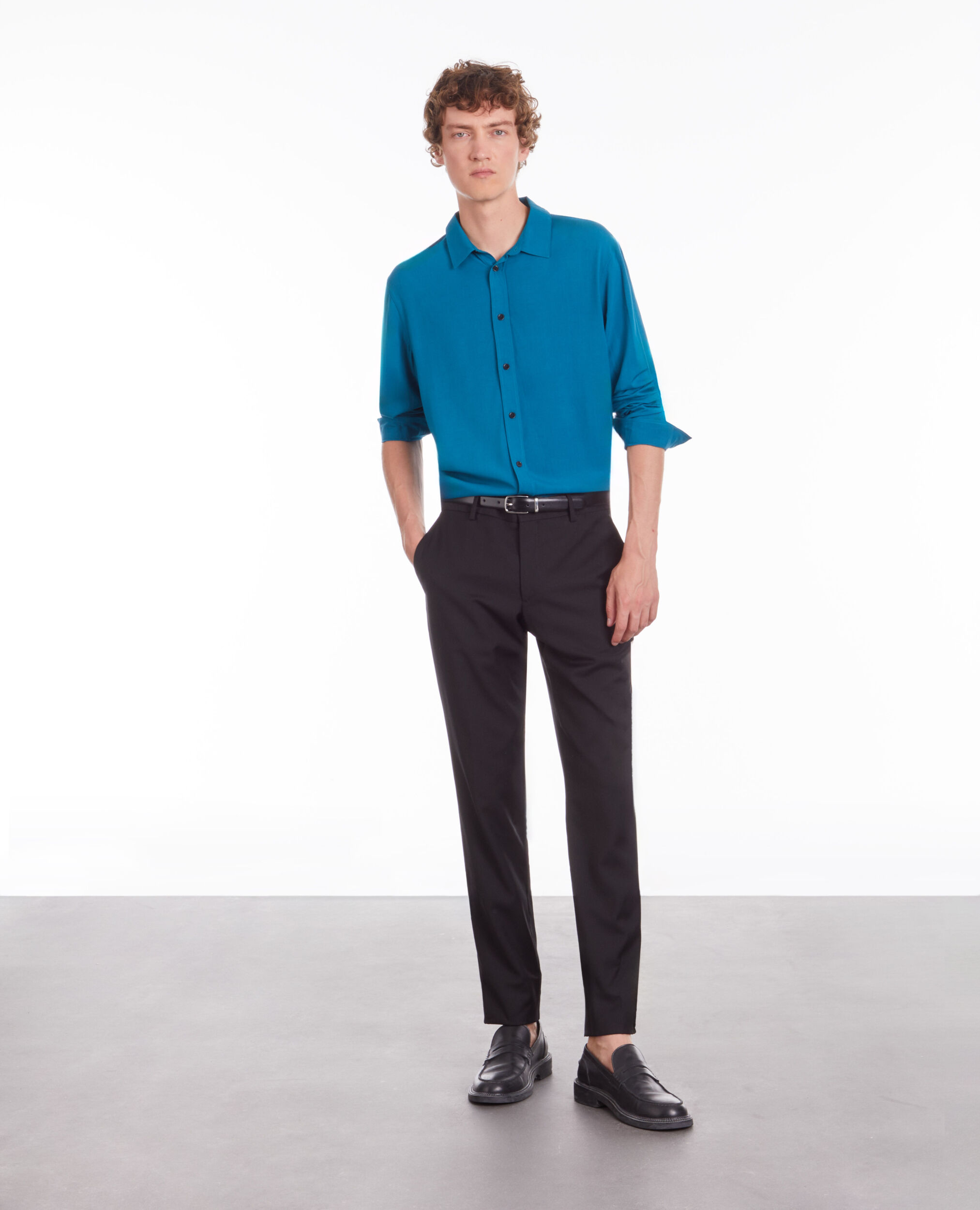 Chemise bleue