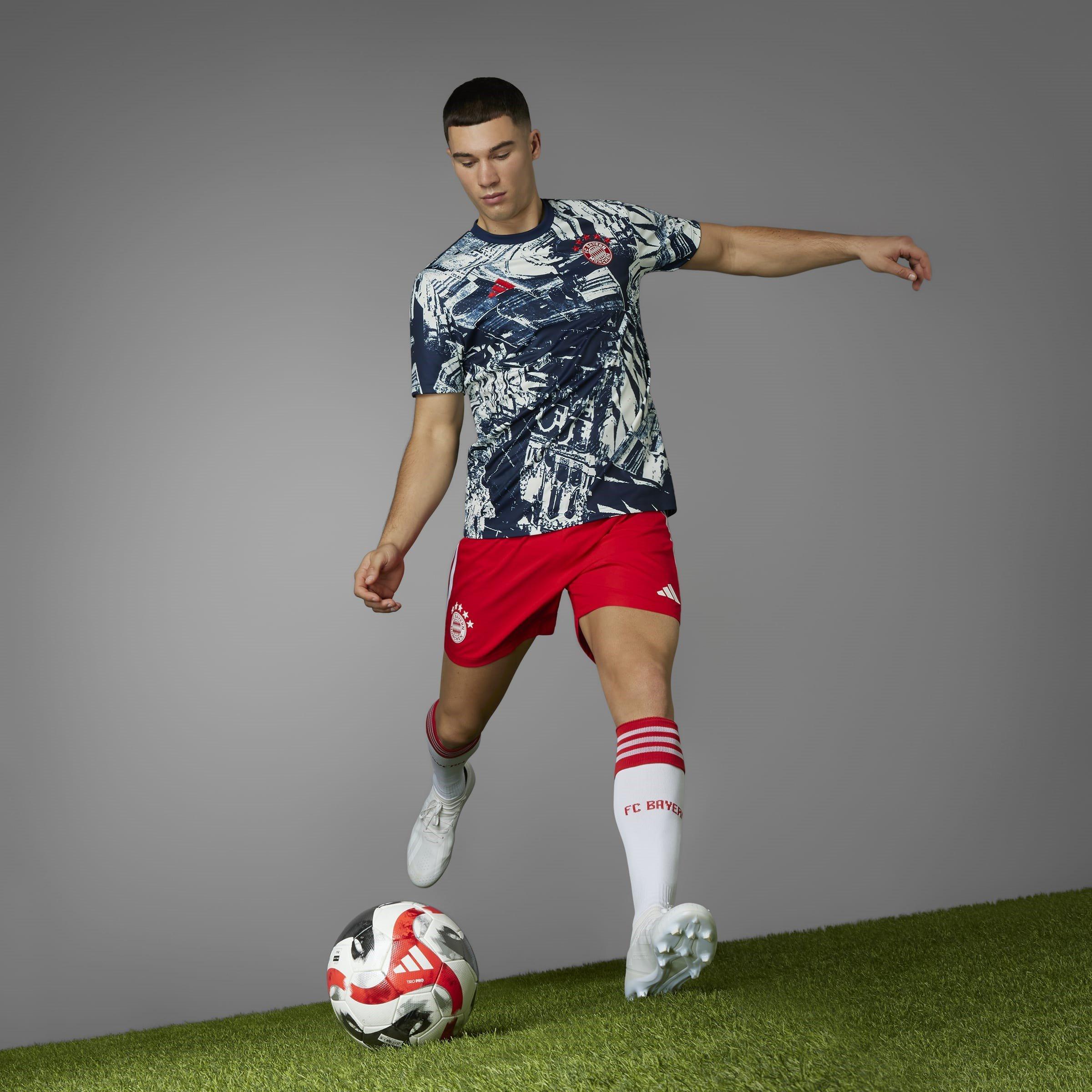 adidas Bayern Munich Pre Match Shirt 2023 2024 Mens