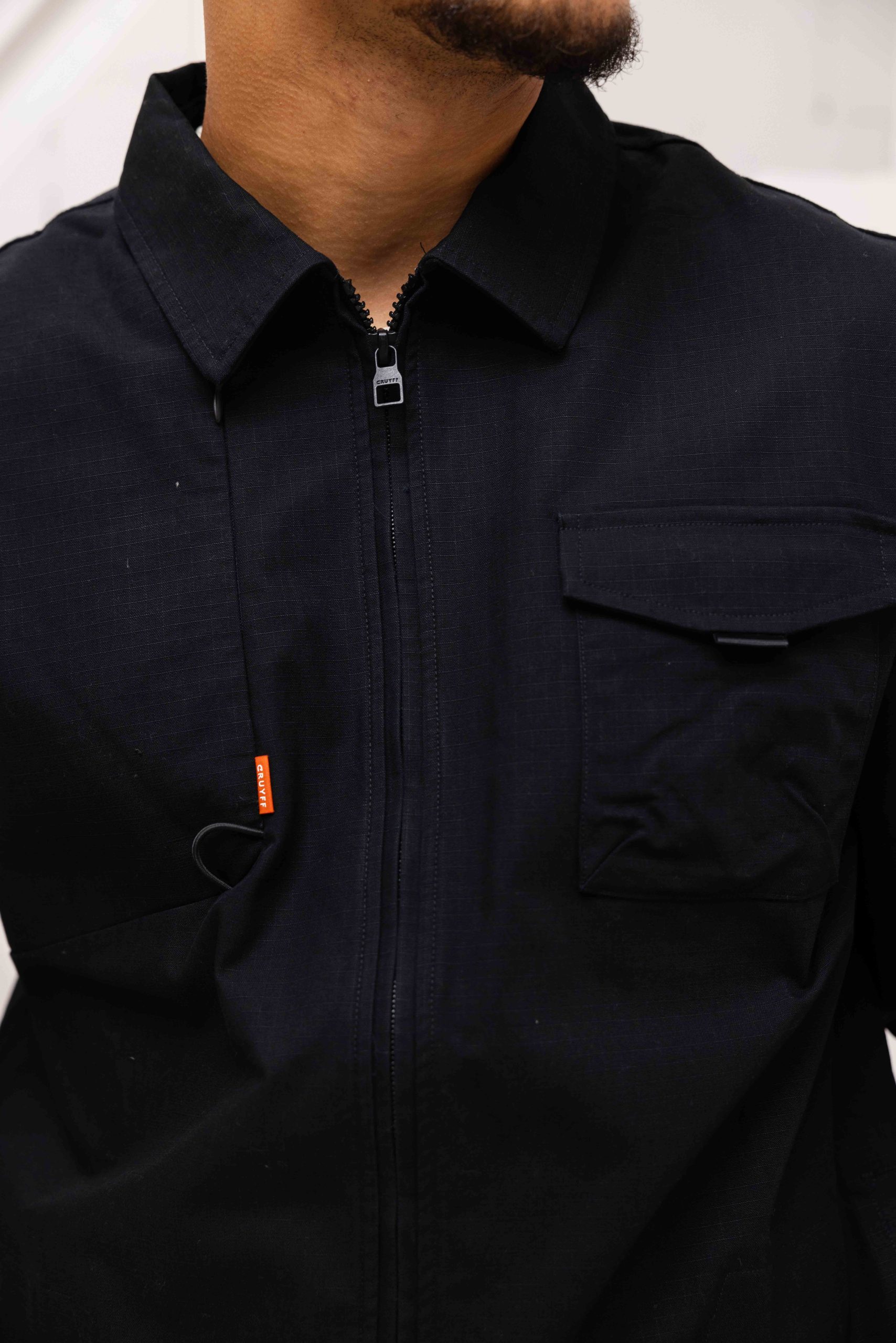 Cruyff Cotton Ripstop Trainingspak Heren Zwart