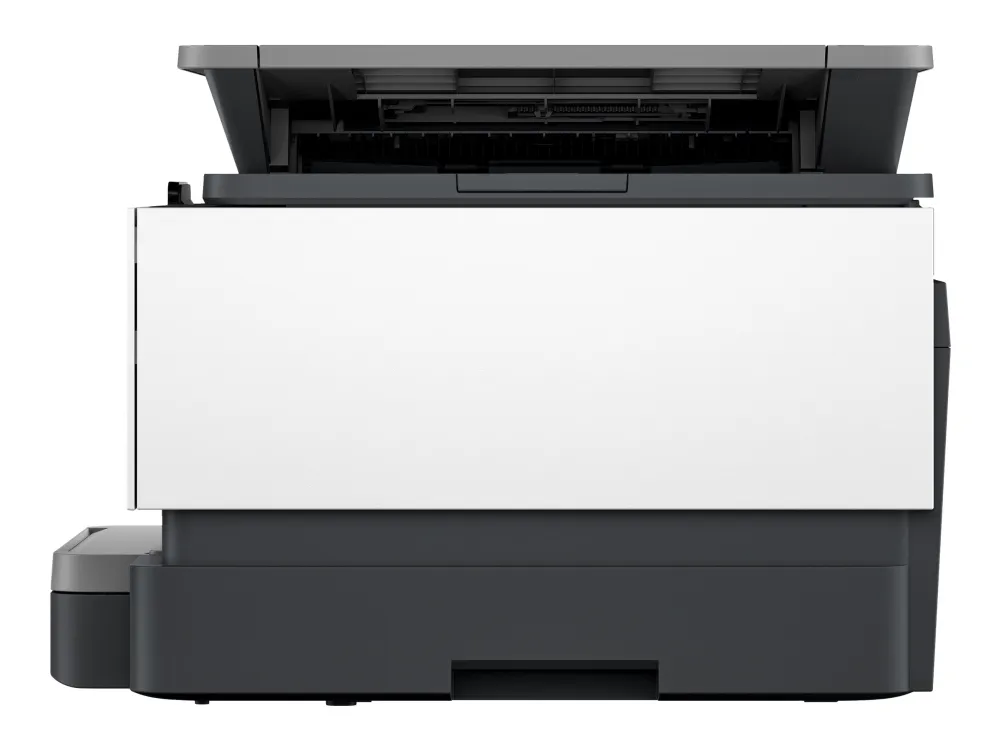 HP Officejet Pro 9120b All-in-One - Multifunktionsprinter - farve - blækprinter - Legal (216 x 356 mm) (original) - A4/Legal (medie) - op til 19 spm (kopiering) - op til 20 spm (udskriver) - 250 ark - 33.6 Kbps - USB 2.0, LAN, Wi-Fi(n), USB vært