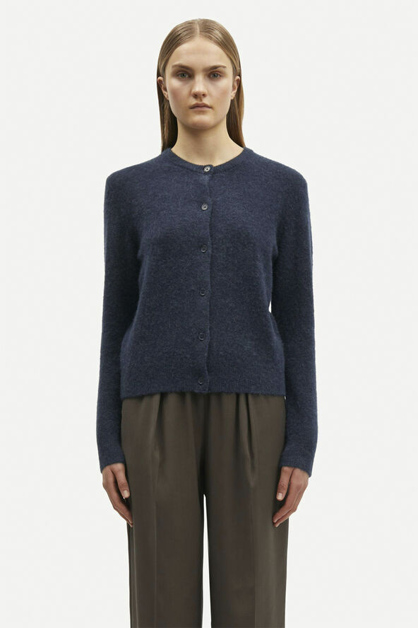 Samsøe Samsøe Nor short cardigan 7355 Outer space