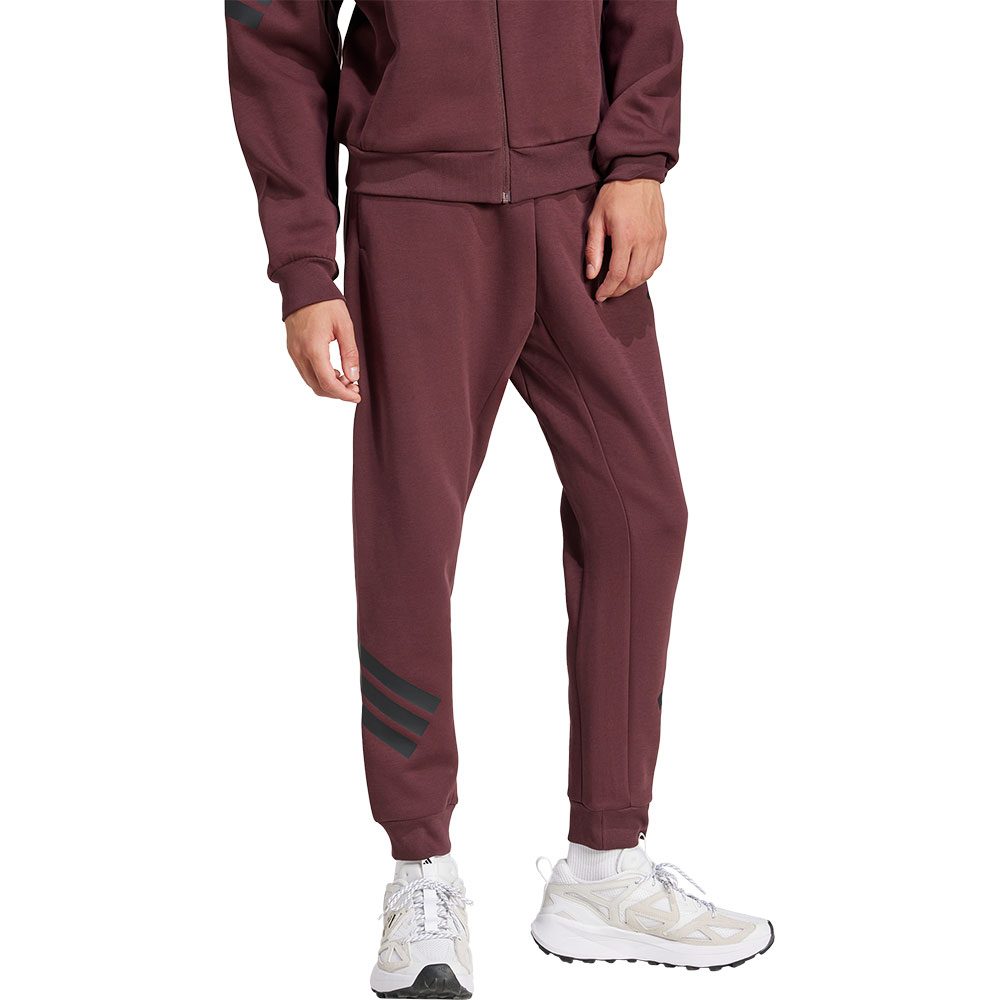 adidas Future Icons 3-Streifen Hose Herren aurora ruby