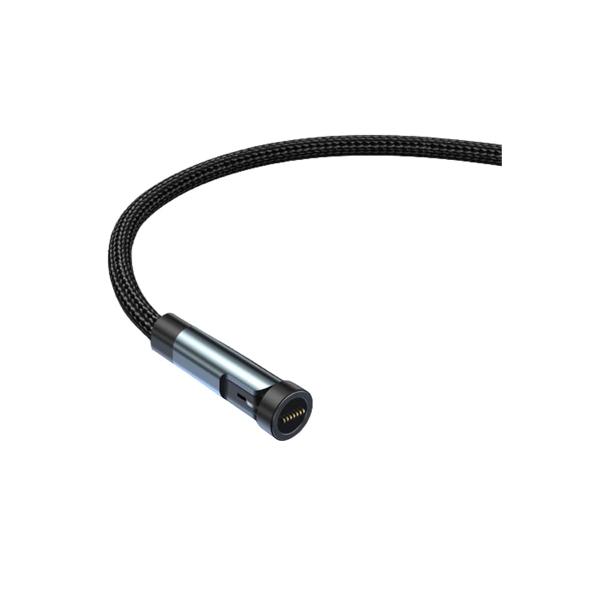 Magnetisk ladekabel med USB-C-kontakt Sort 1 m