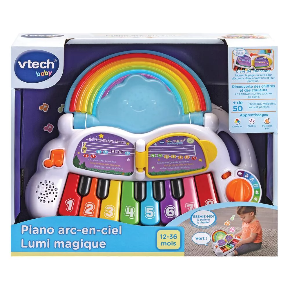 PIANO ARC EN CIEL LUMI MAGIQUE