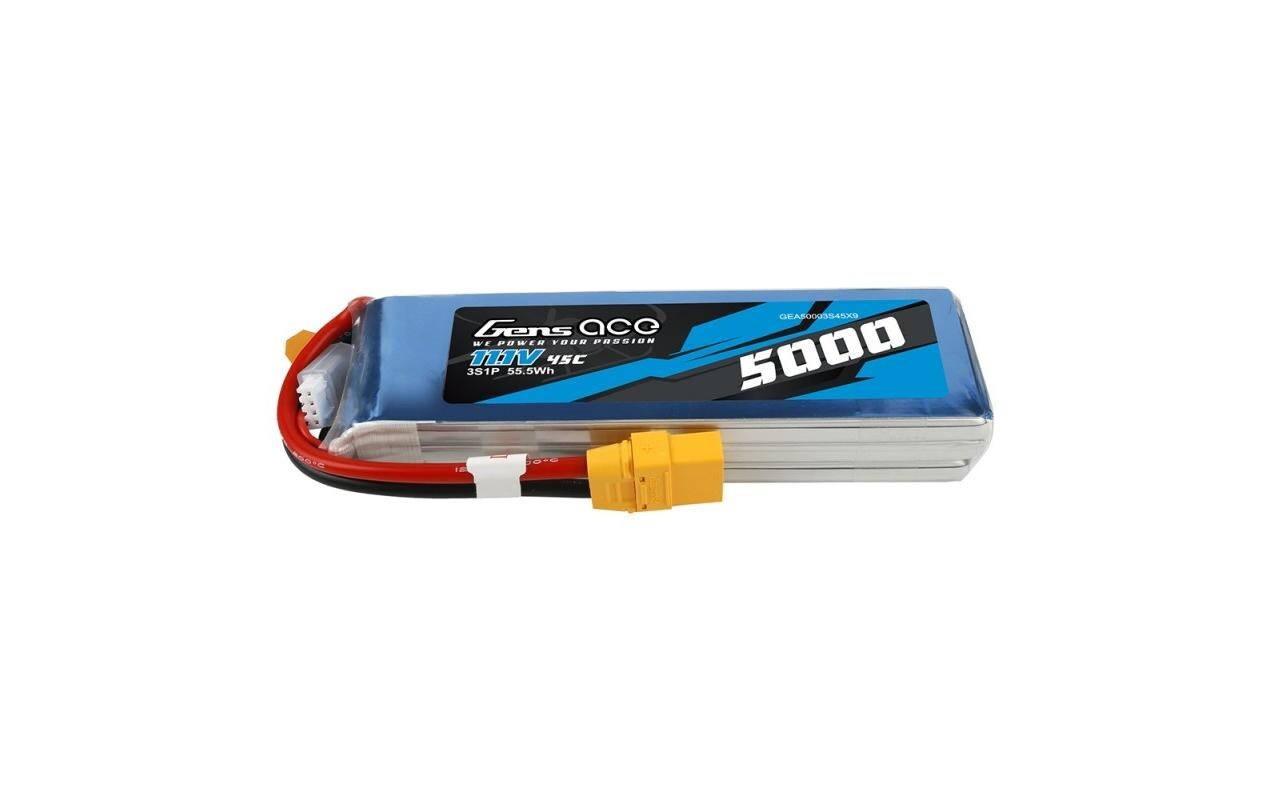 RC-Akku LiPo 5000 mAh 11.1 V 45 CSoftcase 3S LiPo Akku mit XT90 Stecker