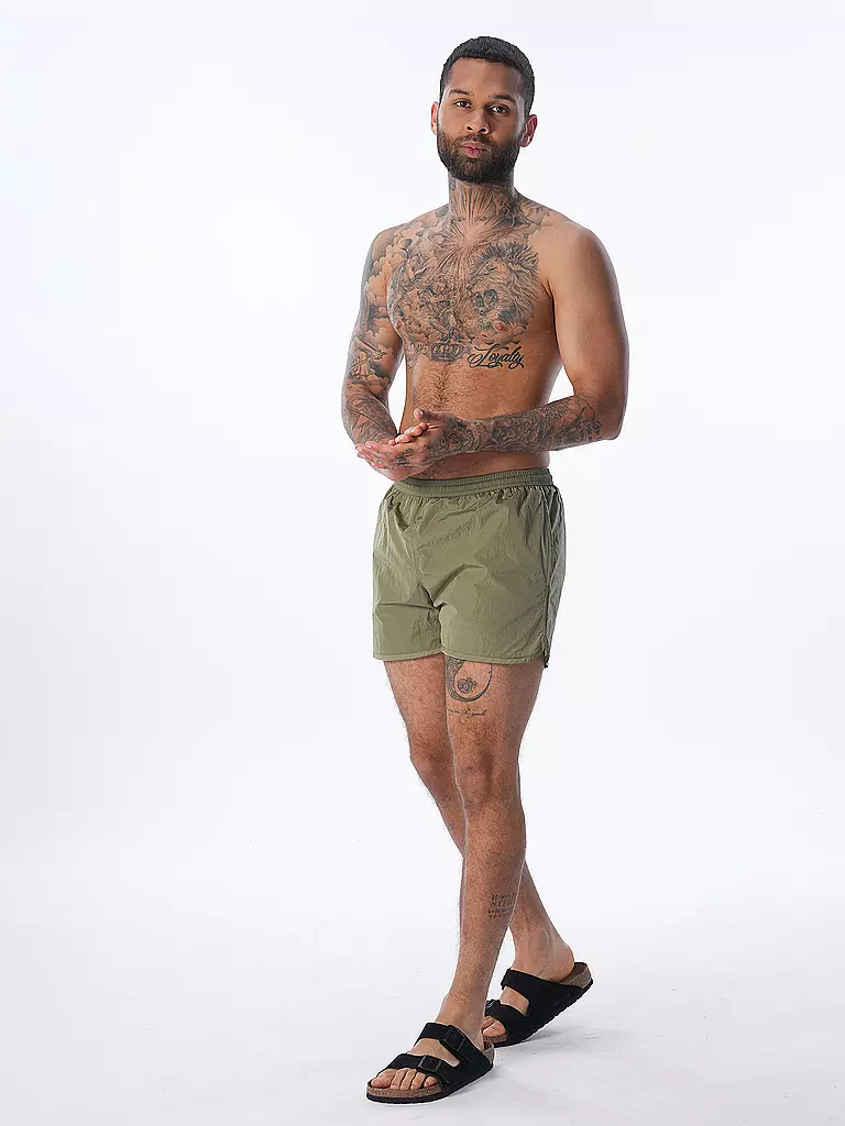 AMI PARIS Badeshorts olive