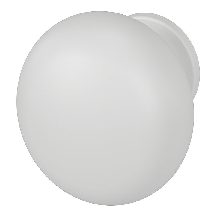 Bouton de meuble GoodHome Primel blanc Ø3.2cm x l.3.2cm x h.3cm x p.3cm