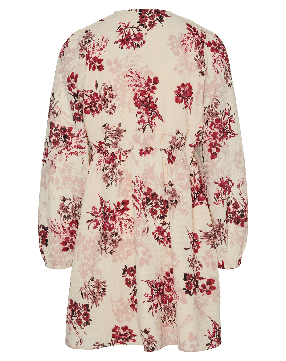 Langarmkleid VMROSIE FRILL WRAP in raspberry sorbet