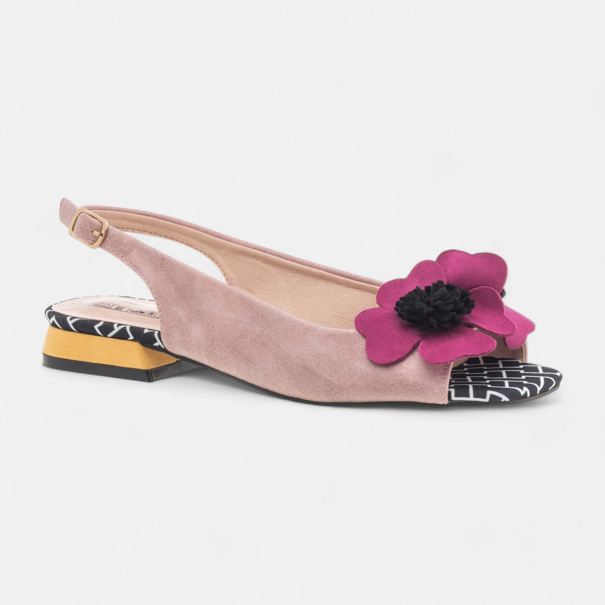 Nu-pieds Femme rose