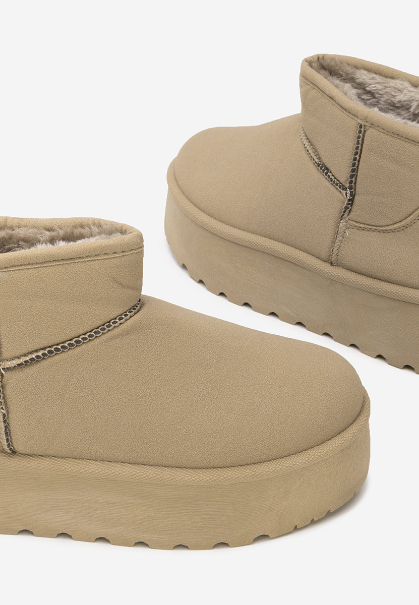 Bottes de neige femme kaki Sereena