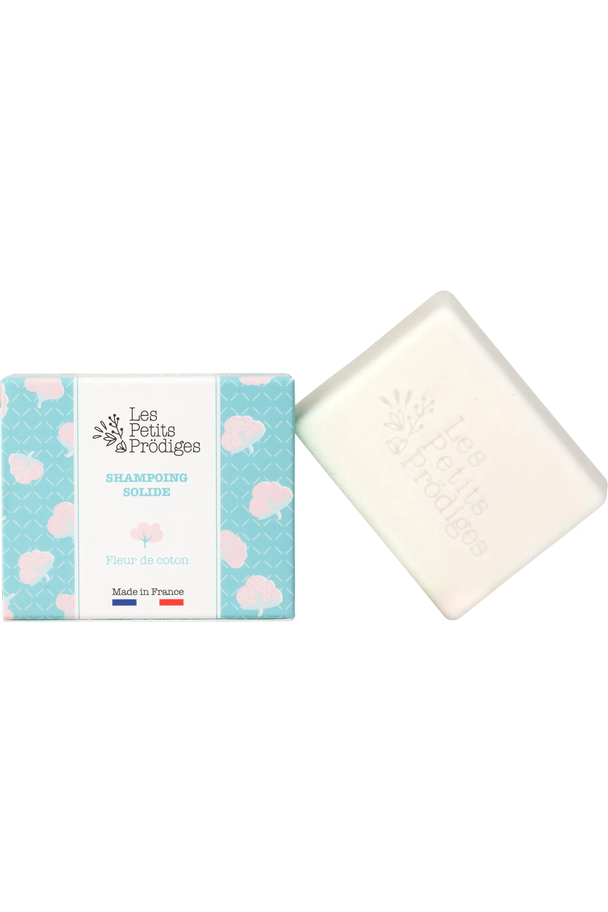 Les Petits Prödiges Shampoing solide à la fleur de coton-80 g