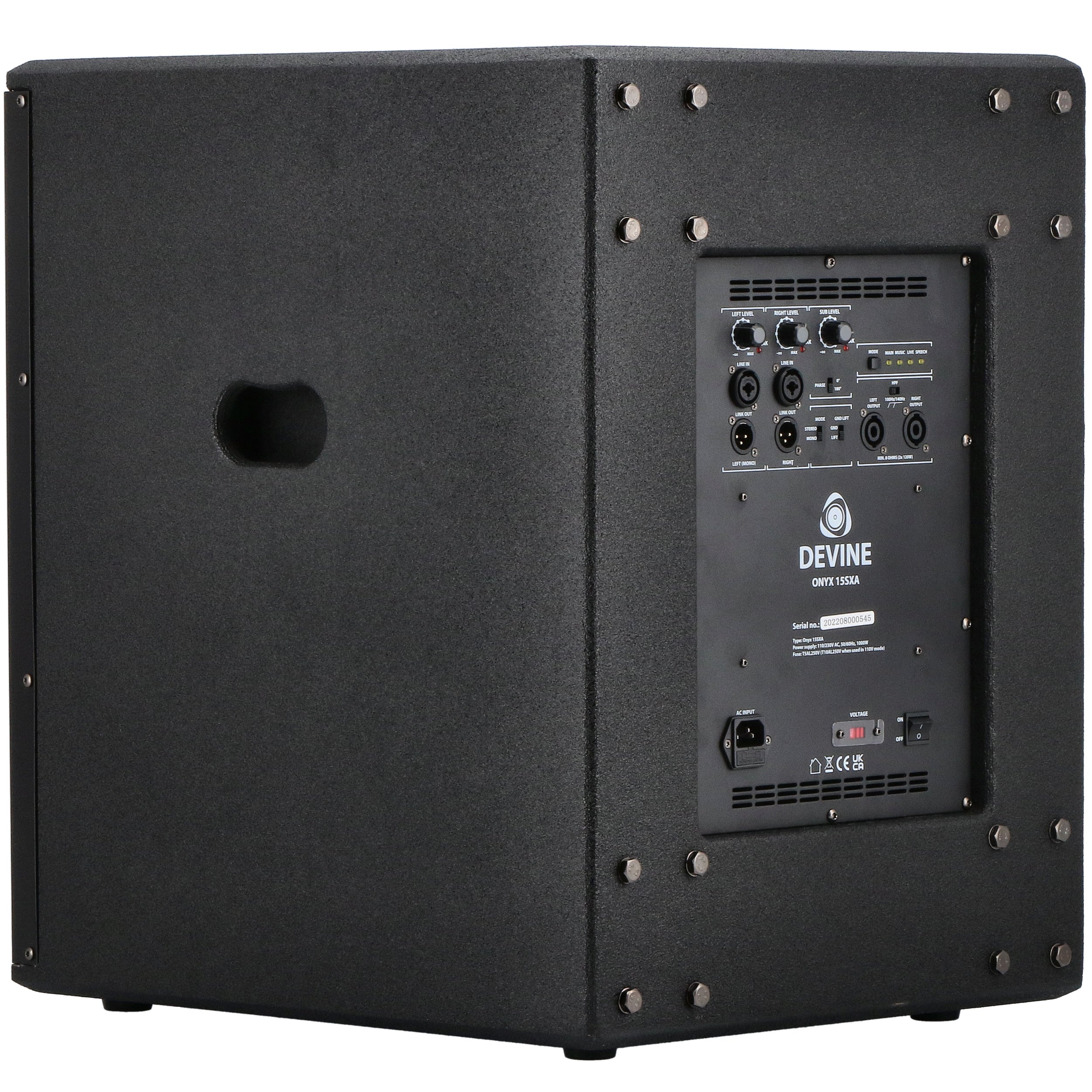 Devine Onyx 15SXA actieve subwoofer