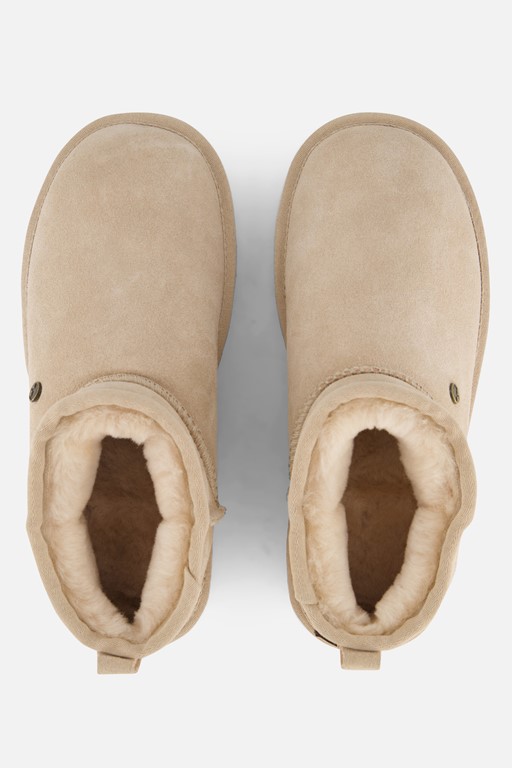 Warmbat Durack Gevoerde boots beige Suede