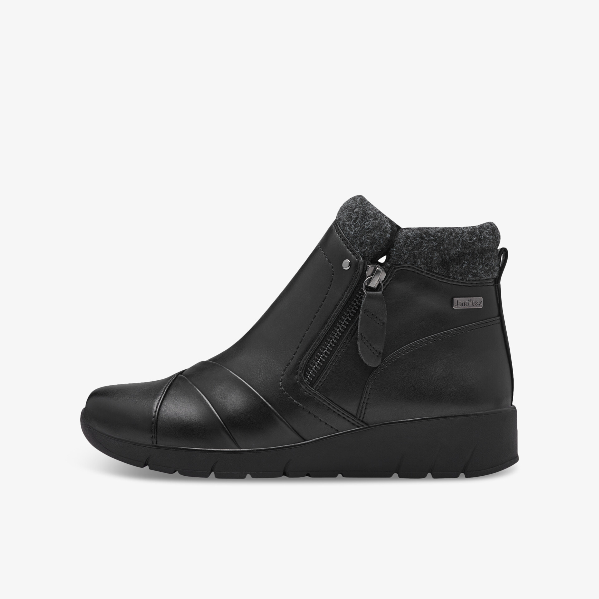 Jana Damen Stiefeletten schwarz