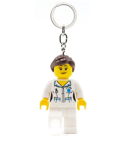 LEGO® Schlüsselanhänger m. Taschenlampe - LEGO® Krankenschwester