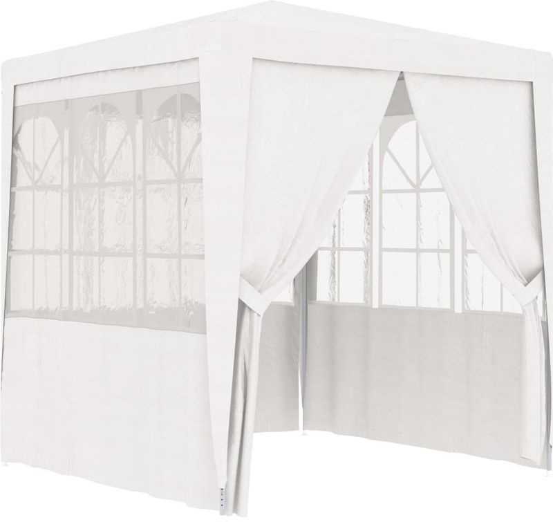 Partytent - Wit - Polyethyleen - Inclusief Zijwanden