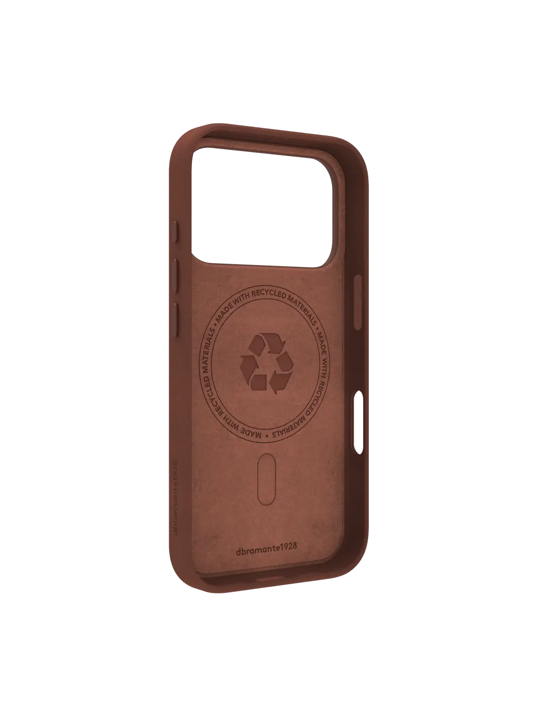 iPhone 17 Pro MagSafe Echtleder Hardcase Hülle Roskilde Recycled (RO63GT006637) - Dark Tan