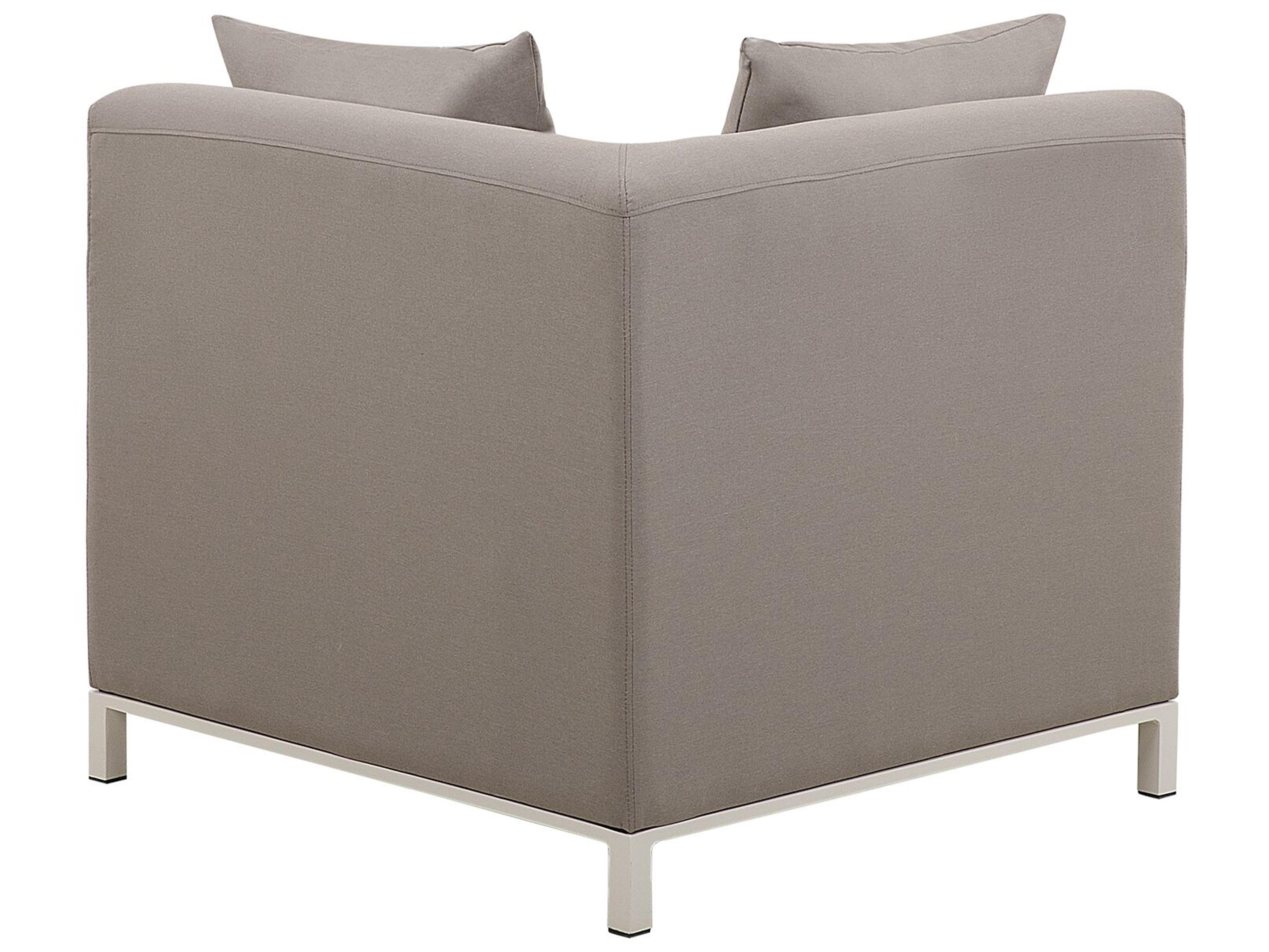 Tuin hoekloungeset met tafel 5-zits BELIZE rechtszijdig modulair Beige
