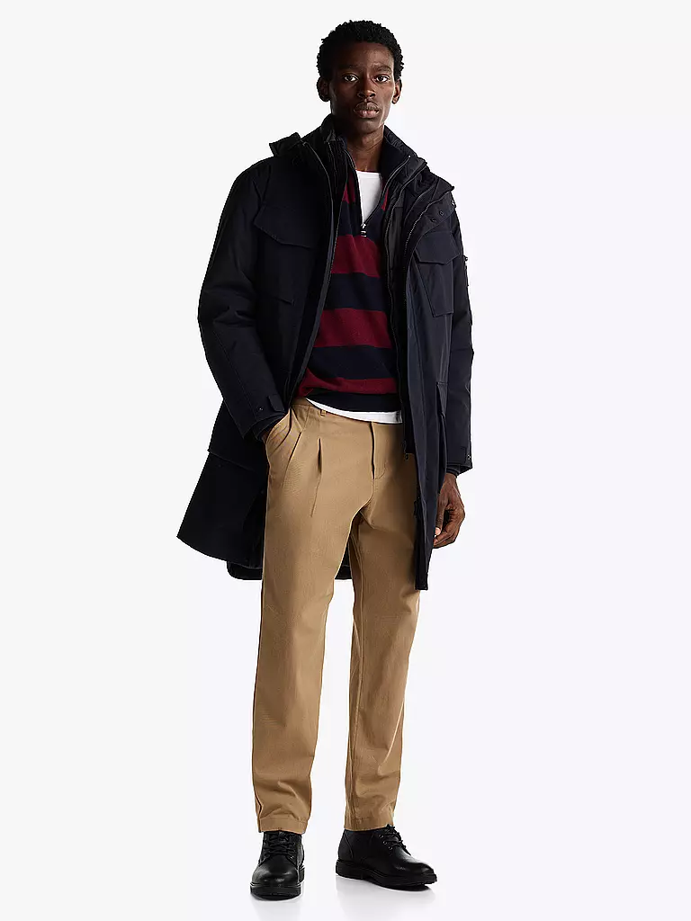 TOMMY HILFIGER Schnürboots schwarz
