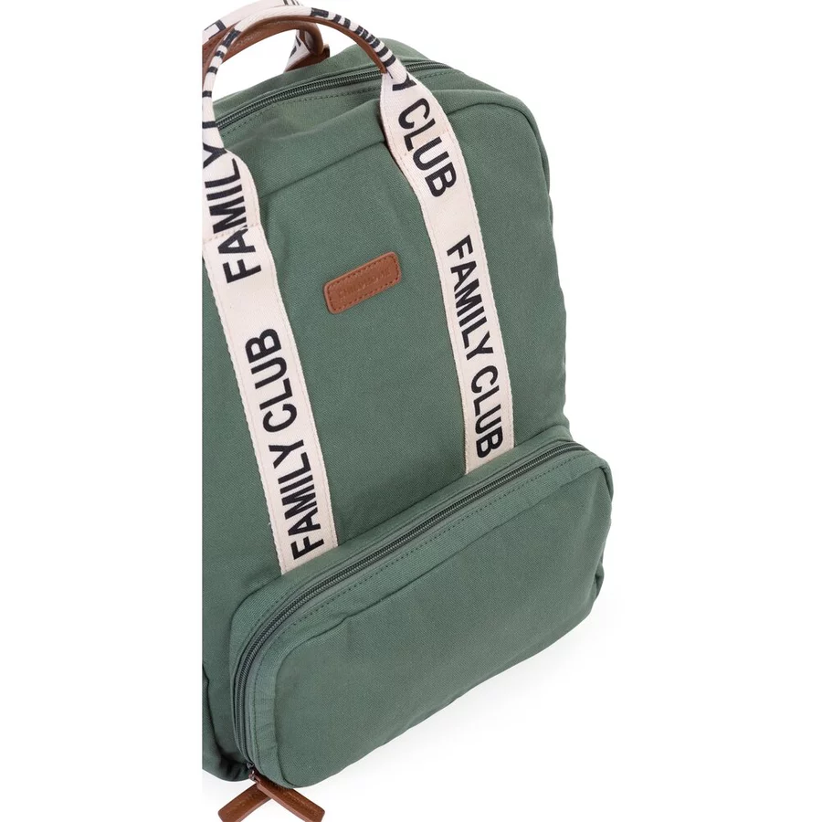 CHILDHOME Wickelrucksack Family Club Signatur Grün