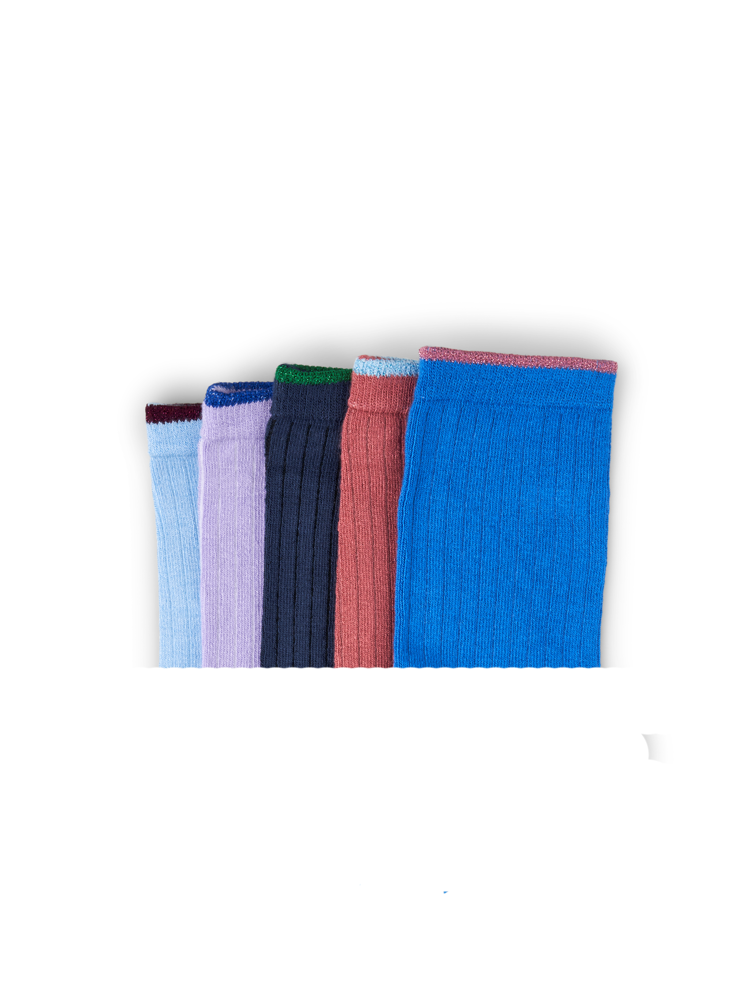 Strømper 5-pak 39/41 | Bambusviskose/polyester/elastan. | Multi