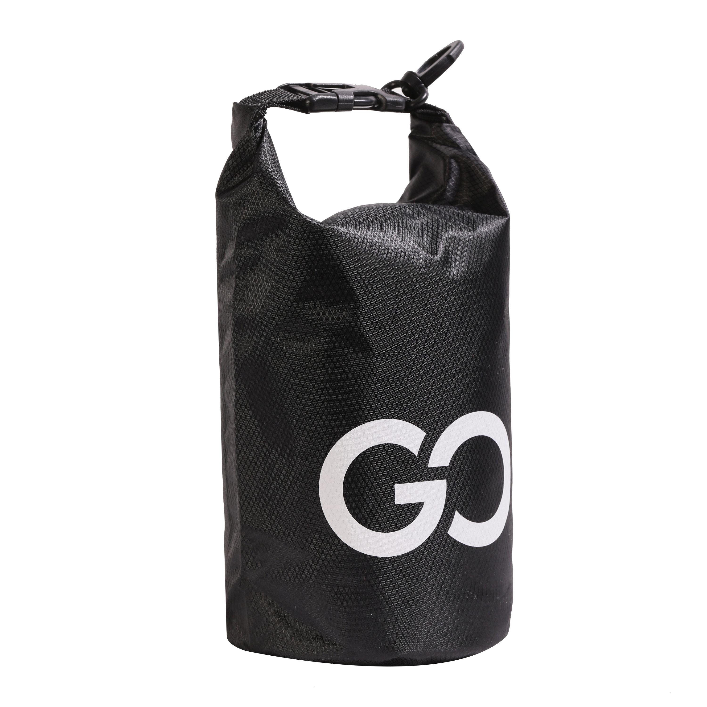 Dry Bag Tasche mit Handyfach schwarz 2L