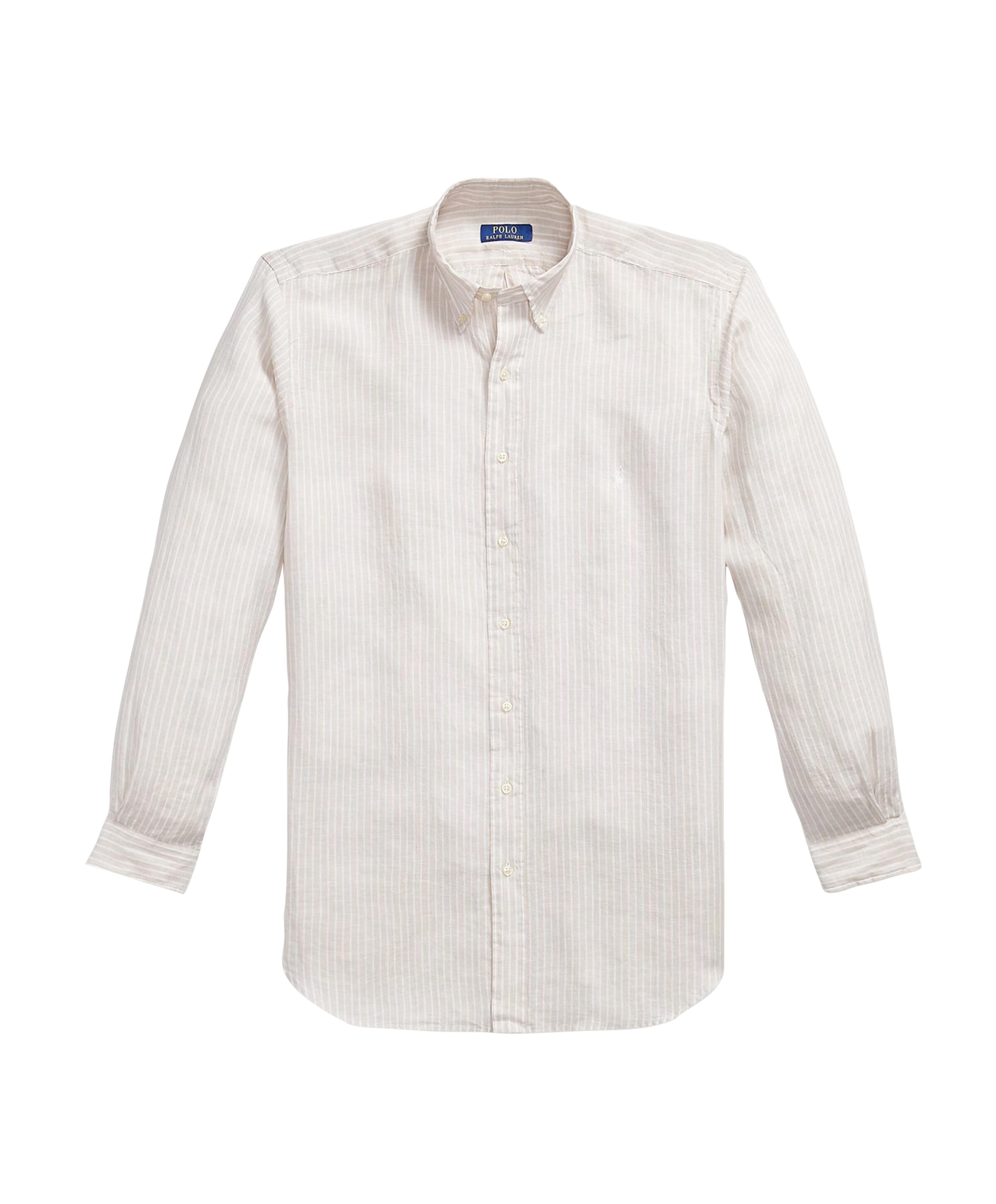 Ralph Lauren Heren overhemd lange mouw beige